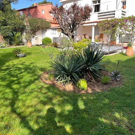 Appartement Rez De Villa Proche Port Et Plages De Sanary Exterior photo